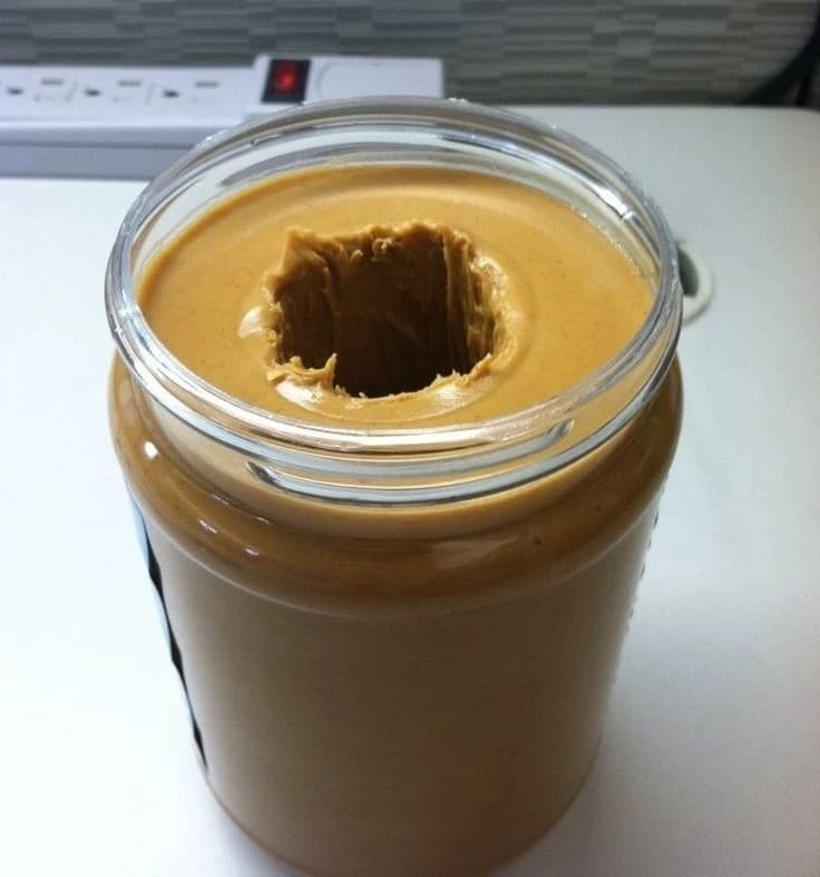 Peanut butter with a hole in it thumbnail