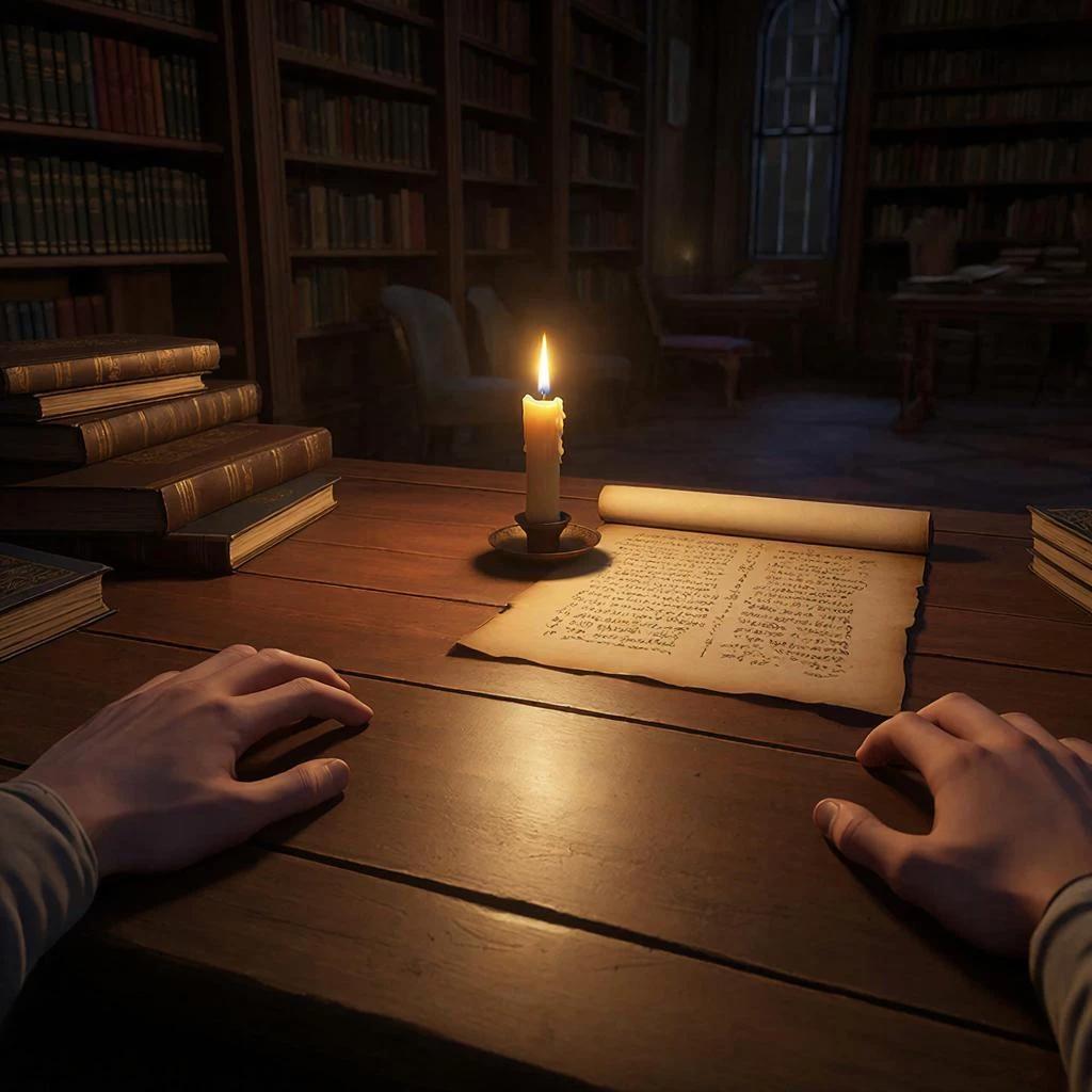 Woke up in another world in the library thumbnail