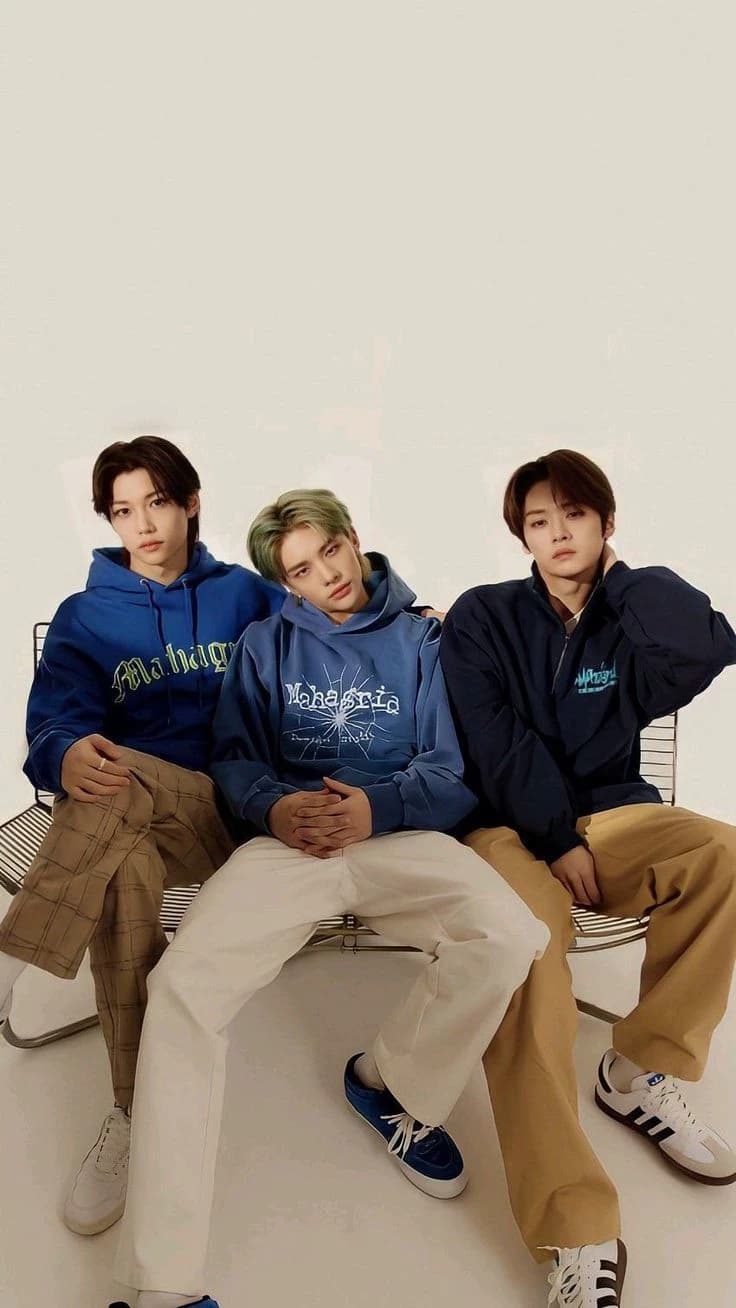 Hyunjin, Felix, and Lee Know thumbnail