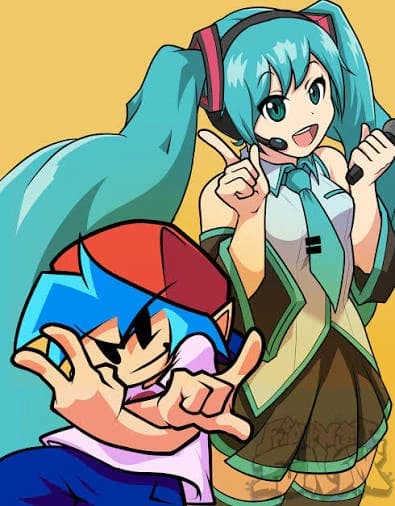 Your real name is mika. You're boyfriend and Miku's younger sister, but you're thumbnail