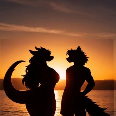 A couple at the lake thumbnail