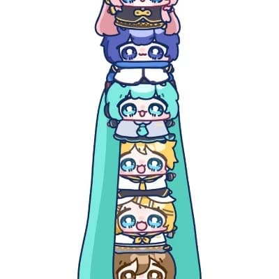 Luka, Kaito, Miku, Len, Rin and Meiko thumbnail
