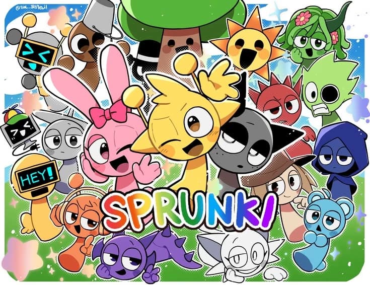 Sprunki school thumbnail