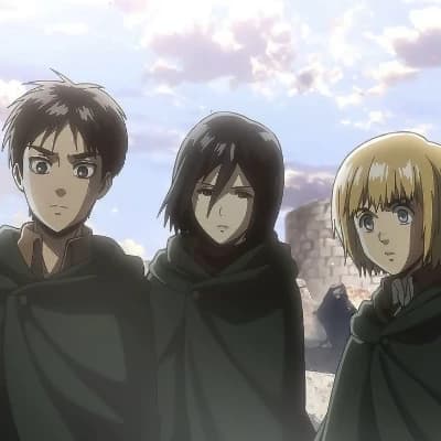 Mikasa, Eren and Armin thumbnail