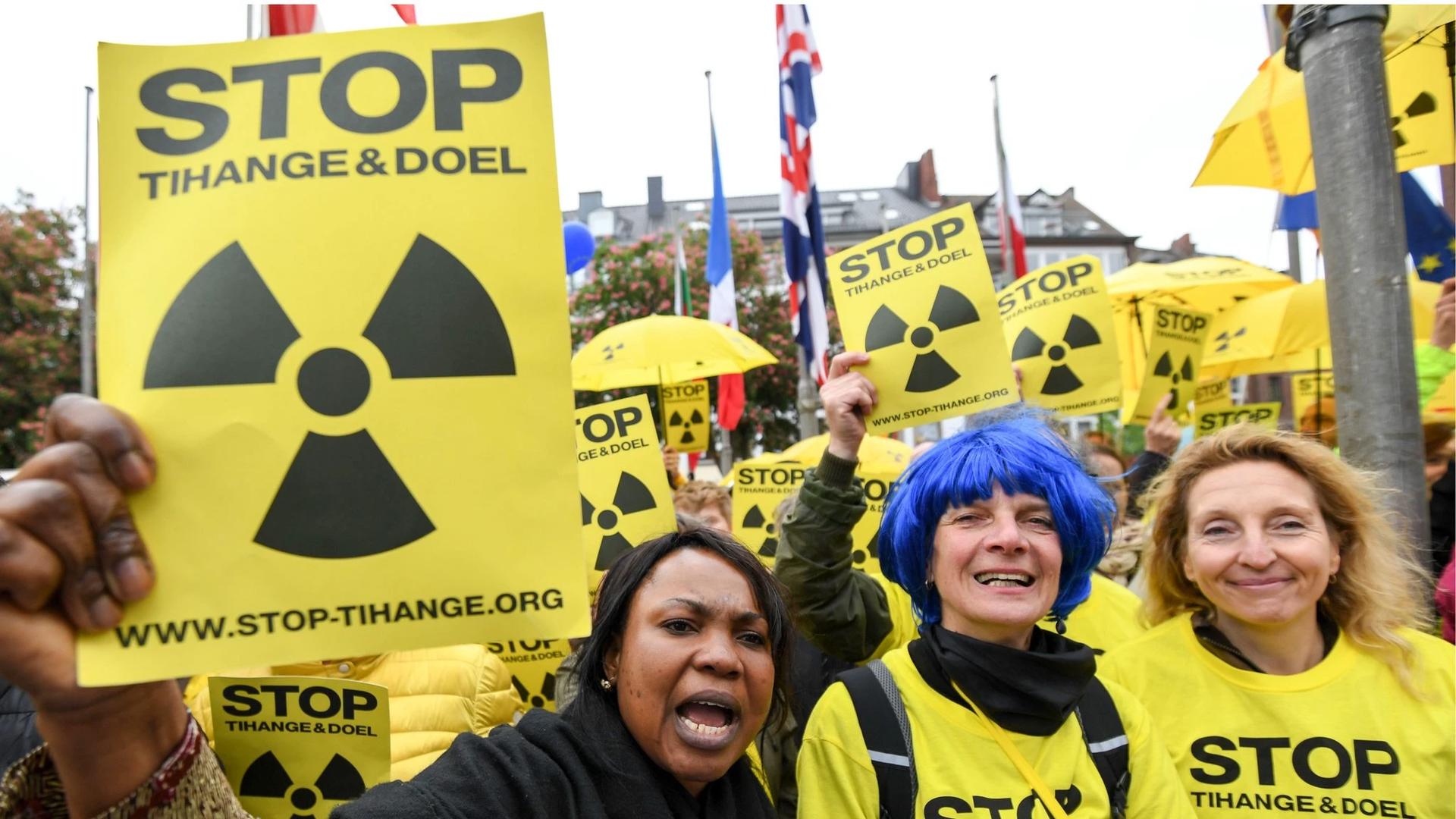 Nuclear energy protesters thumbnail