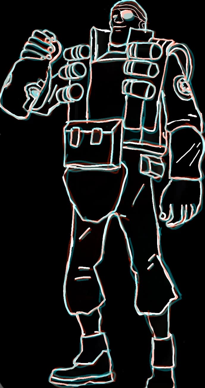 Neon Demoman TF2 thumbnail