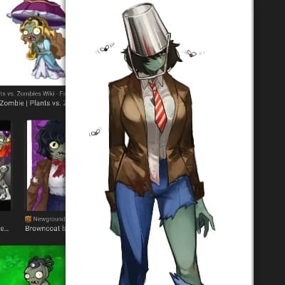 Buckethead Zombie/Maya, the Reanimated Sister thumbnail