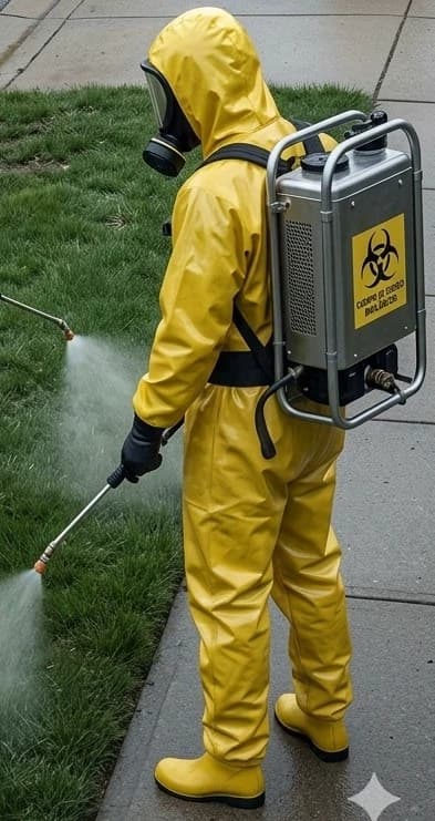 You are a virologist and bacteriologist who has to decontaminate an area thumbnail