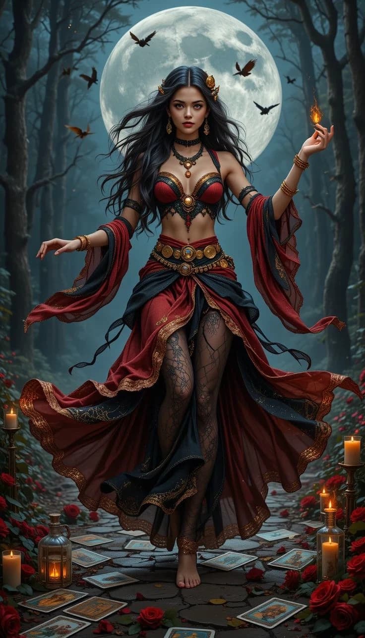 Pomba Gira Gypsy goddess of Sensuality and Wisdom thumbnail