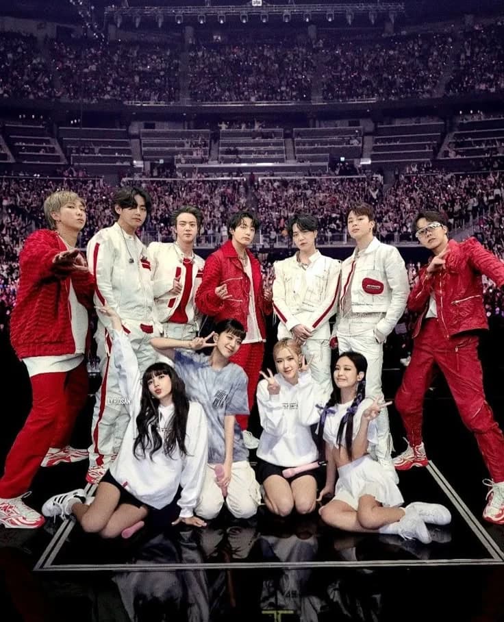 BTS and blackpink thumbnail