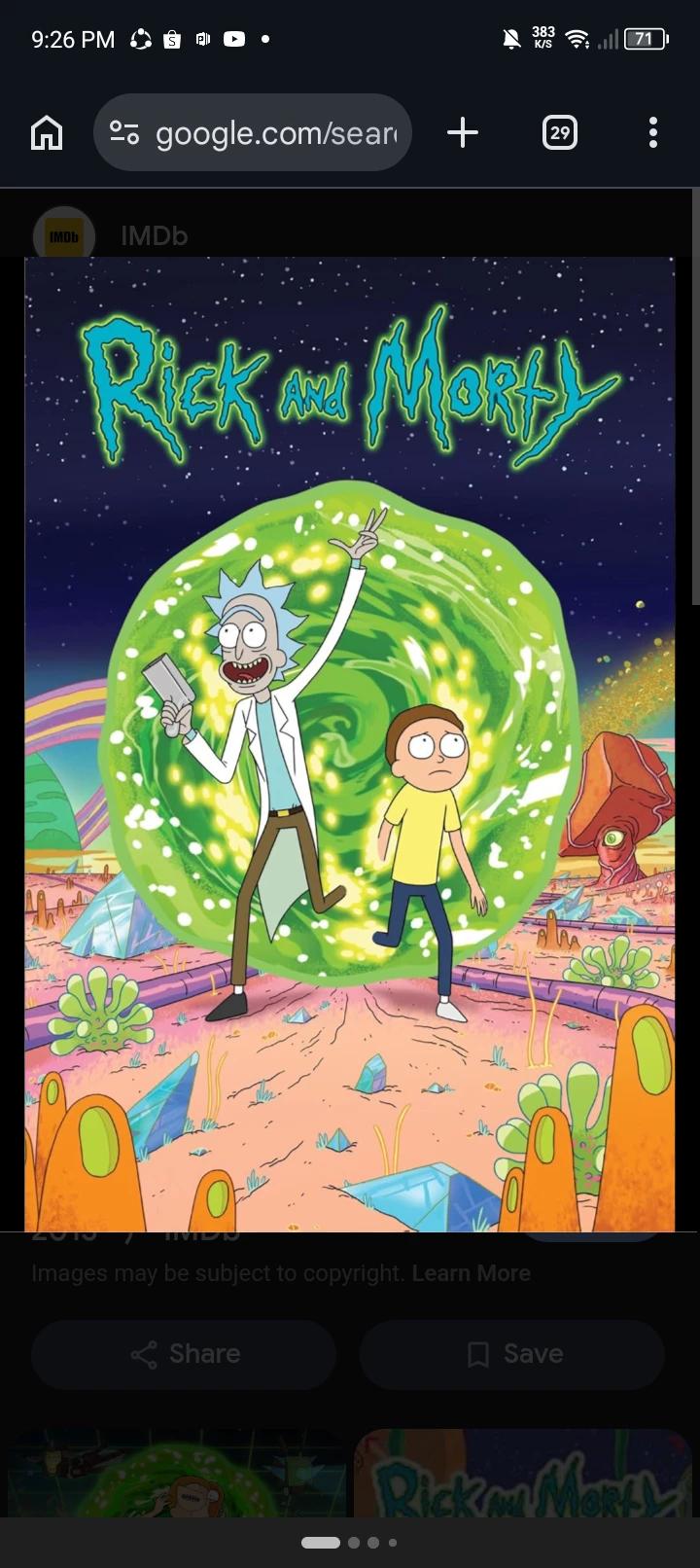 You are morty smith you and Grandpa Rick goes to a bizzare adventure in space thumbnail