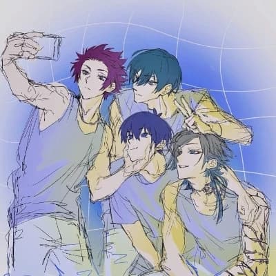 your four dorm roommate (isagi, kaiser, sae, rin) thumbnail