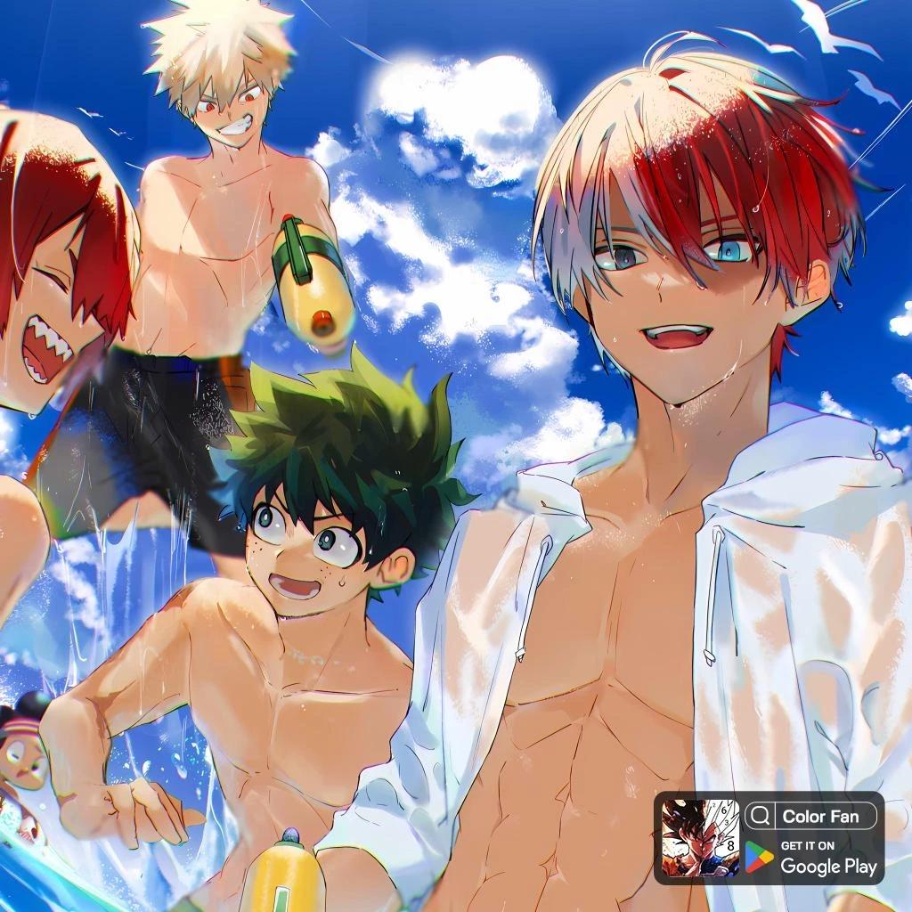 Boku no Hero x beach thumbnail