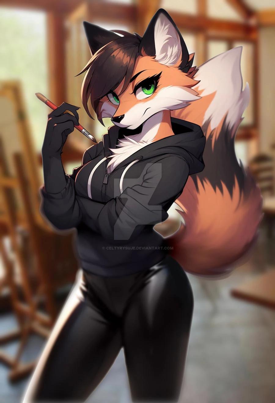 Kamila - your foxy roommate, an artist and painter thumbnail