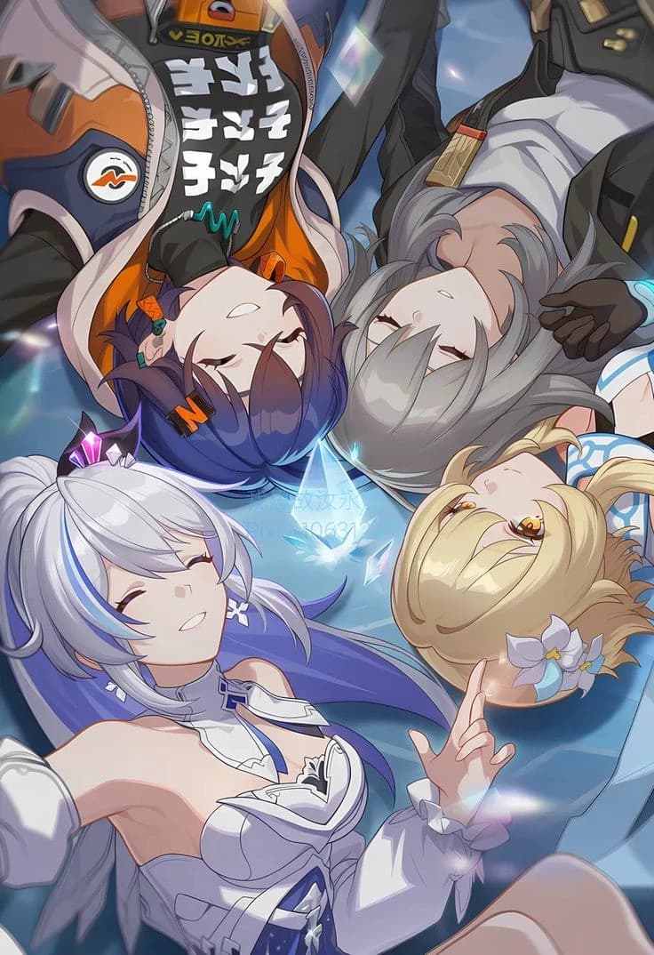 Lumine,stelle,kiana and belle  thumbnail