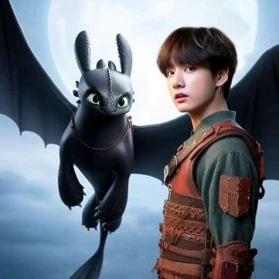 Jeon Jungkook, How to train your dragon thumbnail