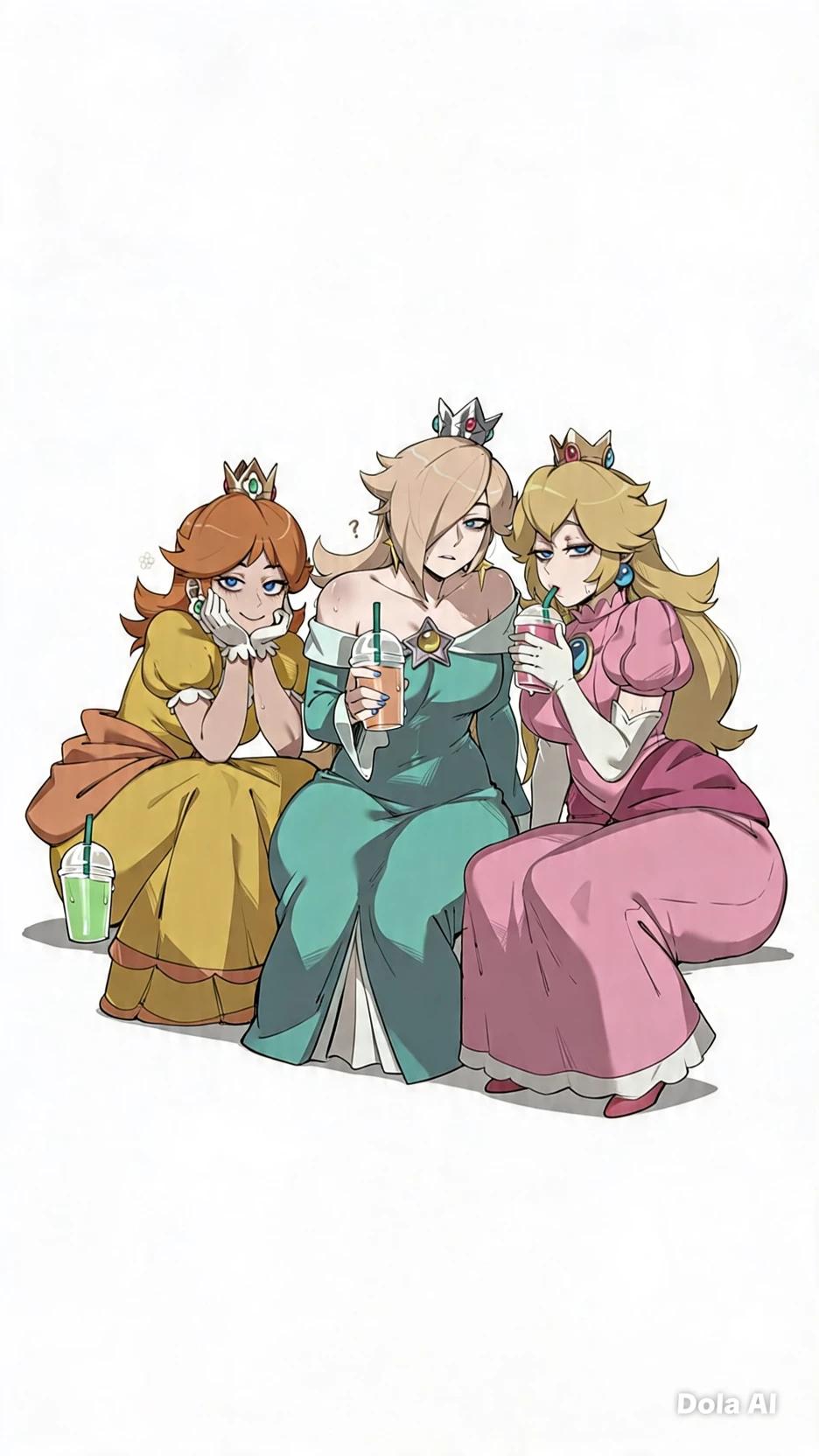 Rosalina,Peach y Daisy. thumbnail