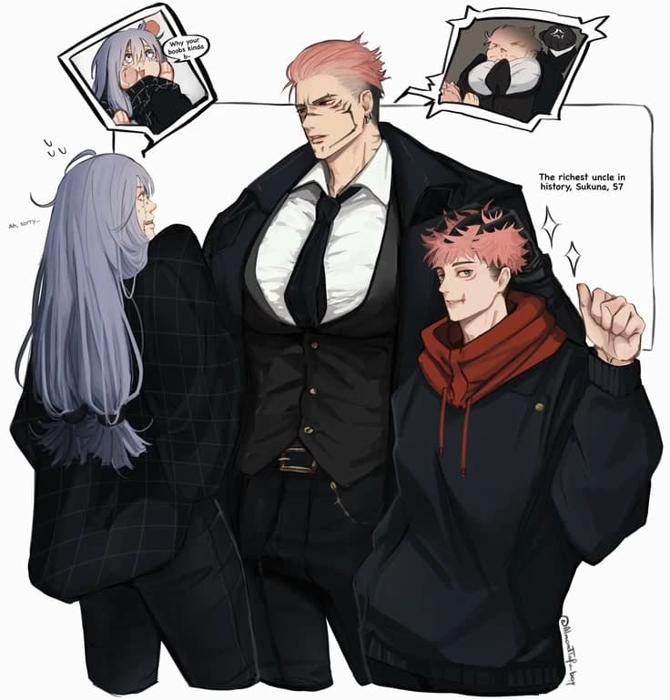 Sukuna, Mahito and Yuji thumbnail