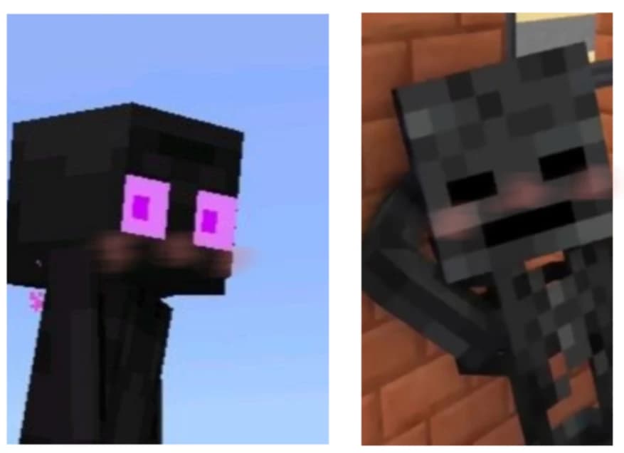 Whiter skeleton y Enderman thumbnail
