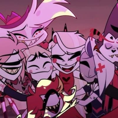 Hazbin hotel group chat.  thumbnail
