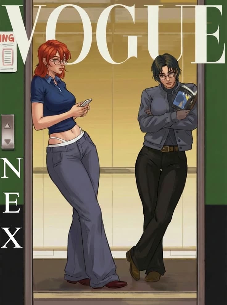 Elara (red hair) and noir (black  hair) thumbnail