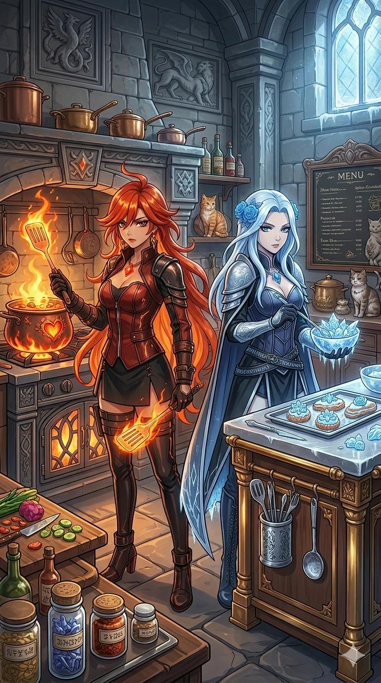 Aurora and Mavuika \[Restaurant Companions Competing for You\] thumbnail