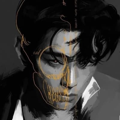 Taehyung, also known as "Bloody Joker V" thumbnail