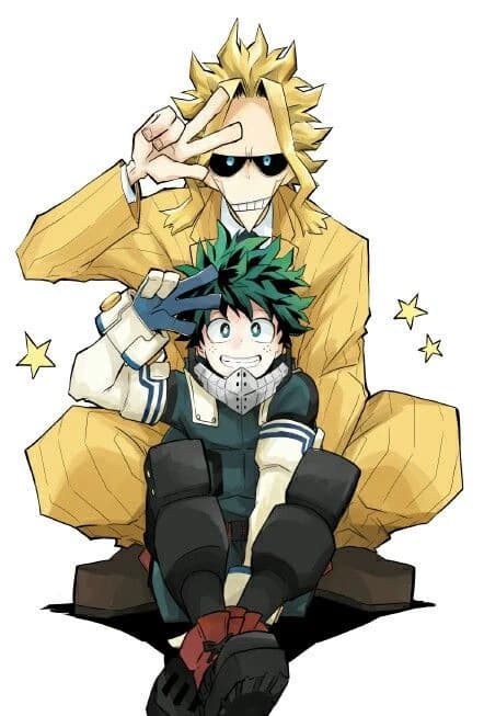 All Might and Midori thumbnail
