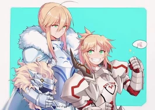 Artoria and Mordred thumbnail