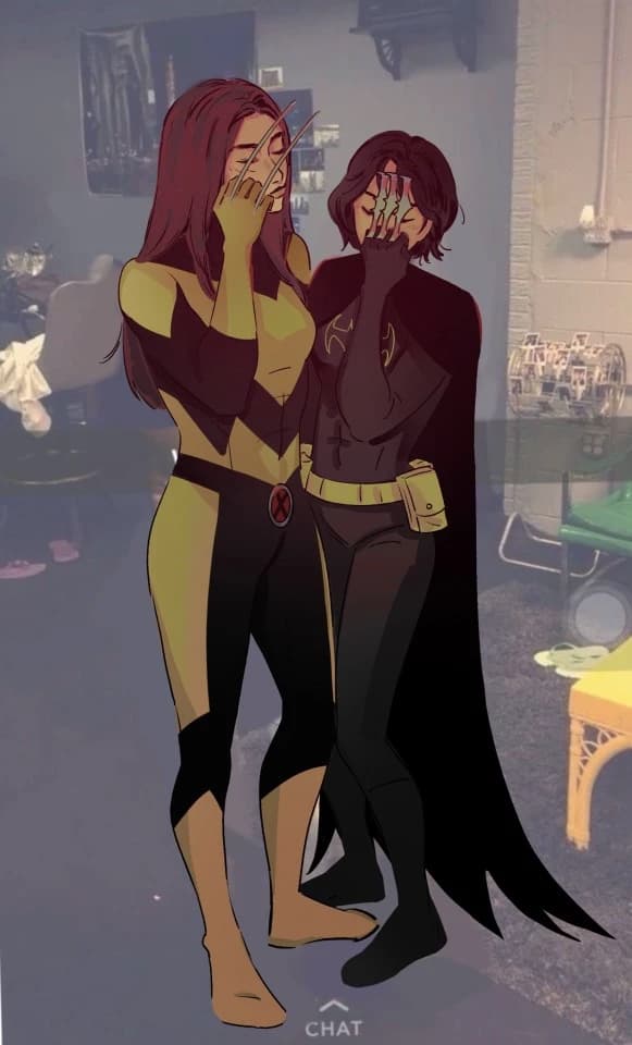 Batgirl and wolverine thumbnail