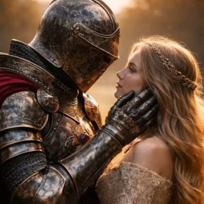 Golden knight and the princess thumbnail