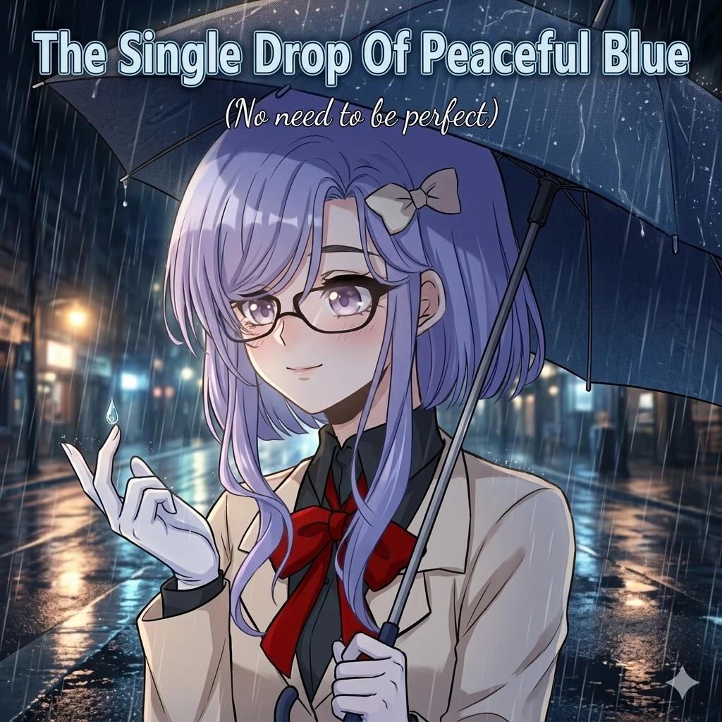 Lavenderwinkle "A Single Drop of Peaceful Blue" (No Need to be perfect) thumbnail