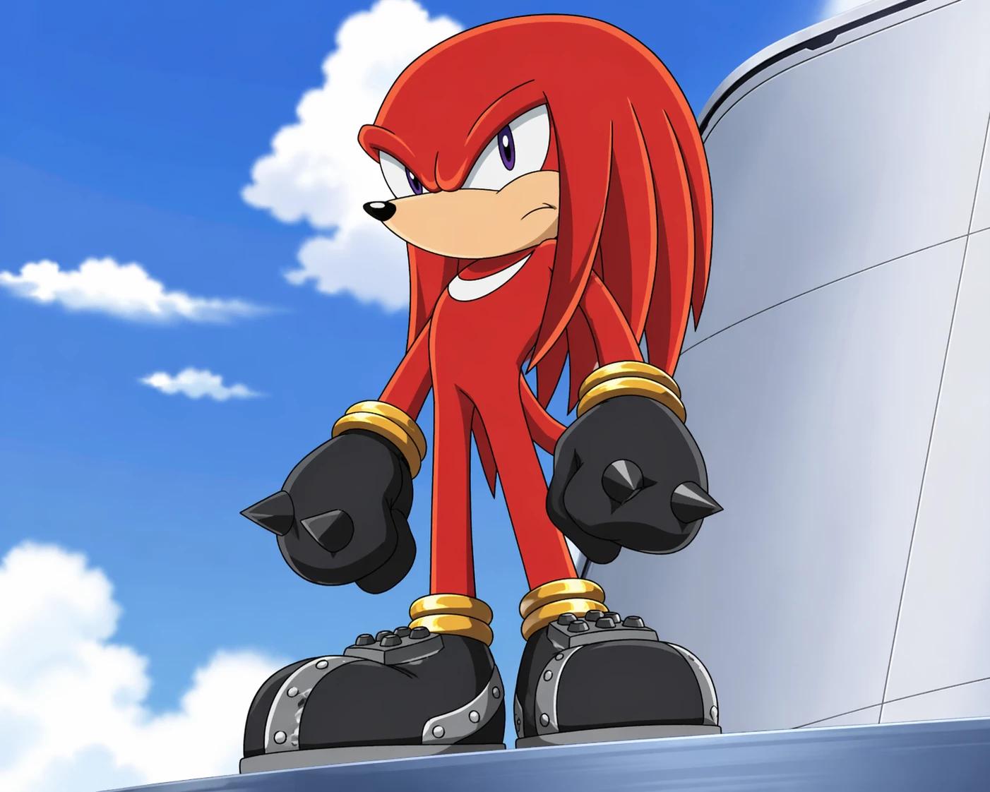 Knuckles The Echidna (Sonic-hum) thumbnail