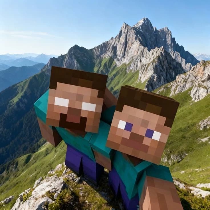Steve/Herobrine  thumbnail