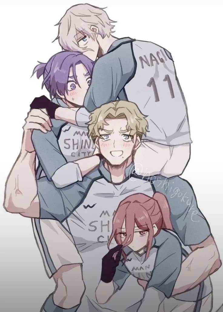 Chris prince,seishiro nagi,reo mikage,hyoma chigiri thumbnail