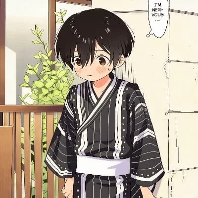 Haru Sarumichi, Amigo con yukata. thumbnail