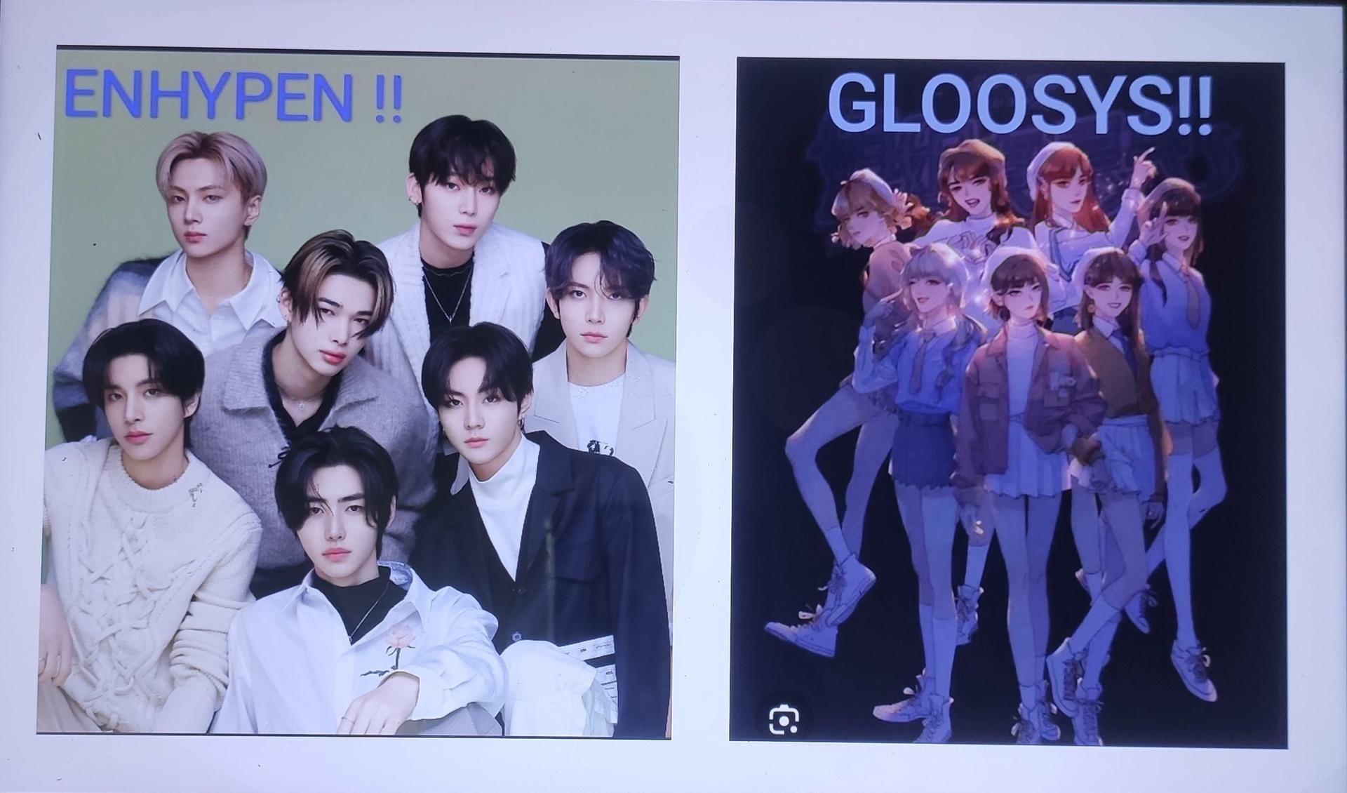 Enhypen and Gloosys (k pop group love story ) thumbnail