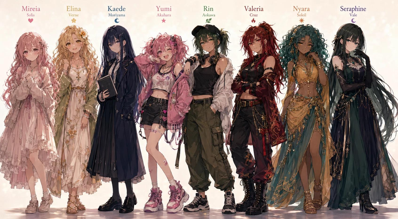 7 girls, one girl  fixation (WLW) thumbnail