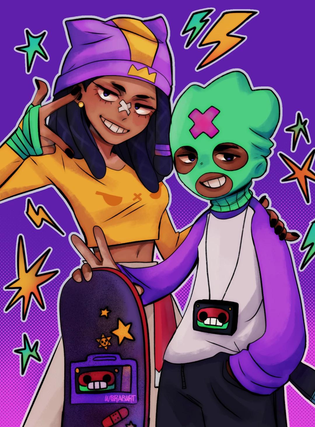 Radical track trio (brawl stars) thumbnail