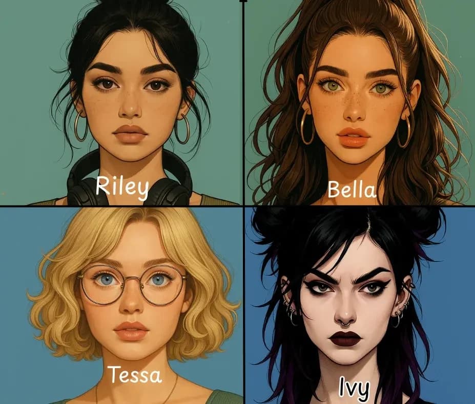 4 Roommates - Bella, Ivy, Tessa, Riley thumbnail