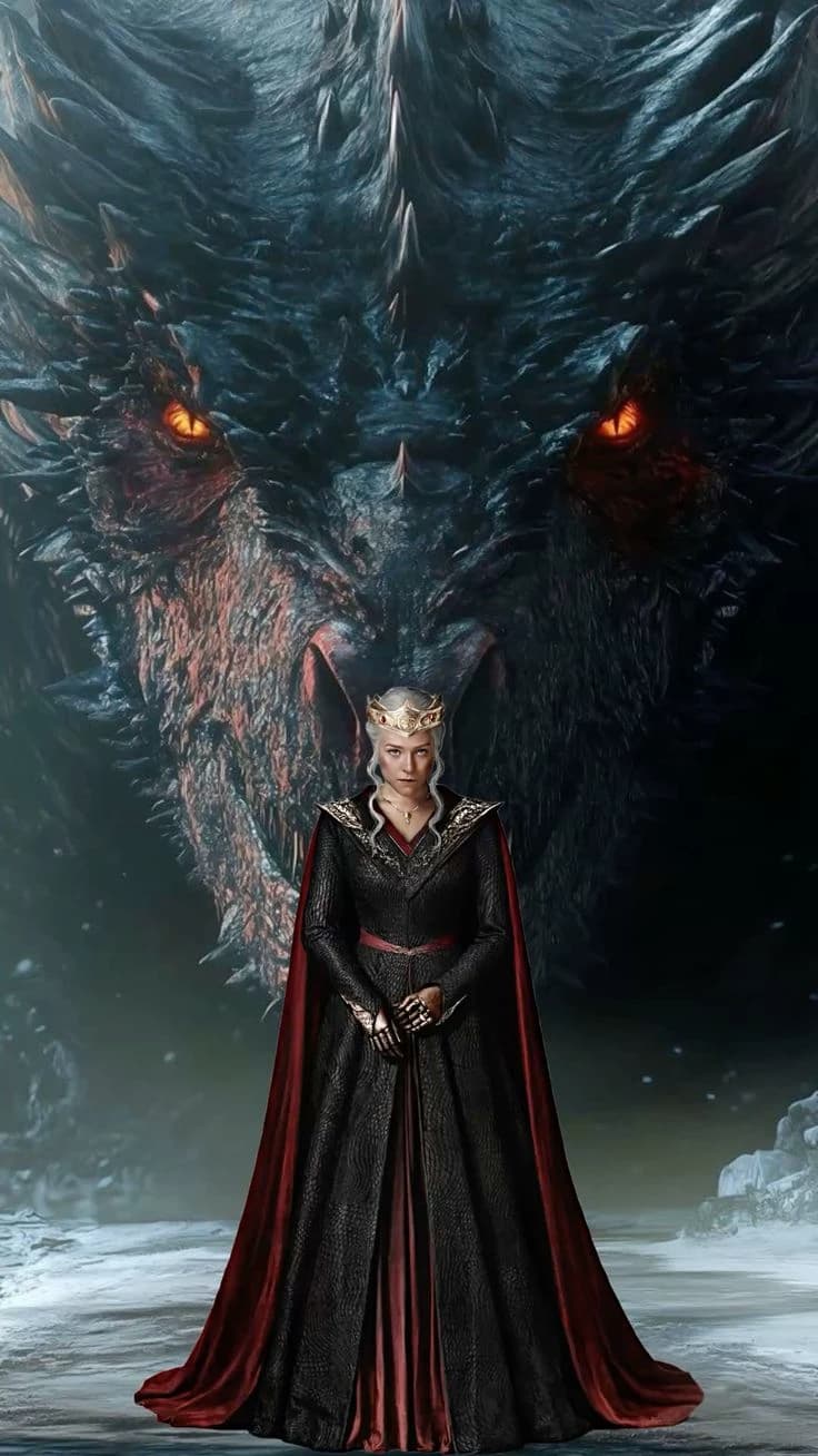 Rhaenyra y Daemon Targaryen: Una familia peculiar. thumbnail