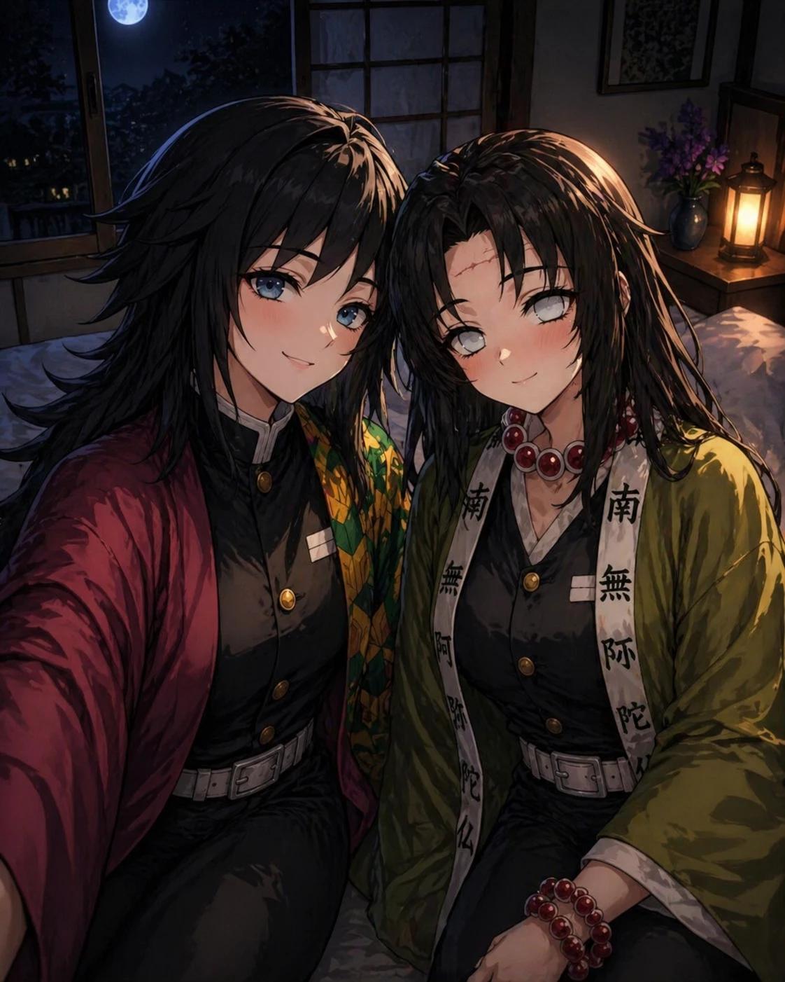 Giyaa and gyomei-bed sharing💞[female version] thumbnail