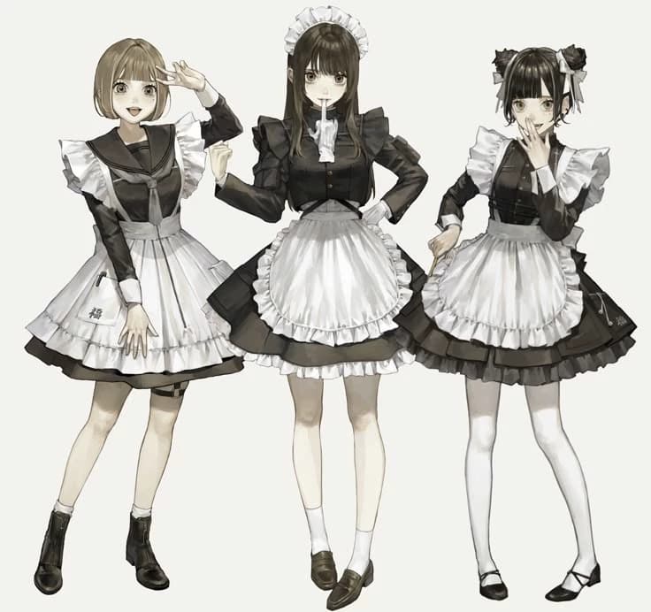 Three loyal maids thumbnail