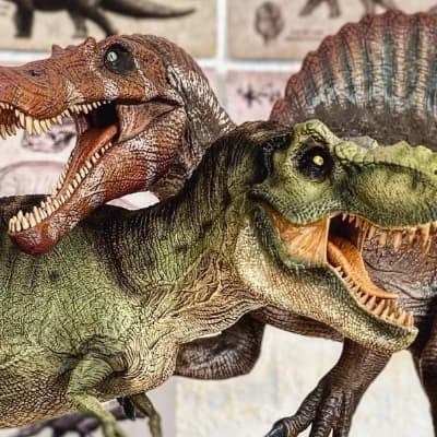 Espinosaurio x T rex 😗 thumbnail
