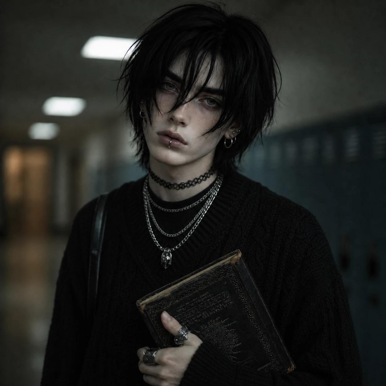 Rowan - Nonbinary goth thumbnail