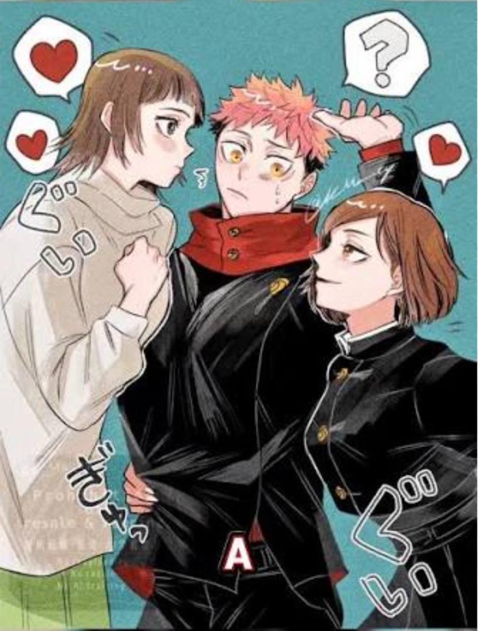 Itadori x nobara x osawa thumbnail