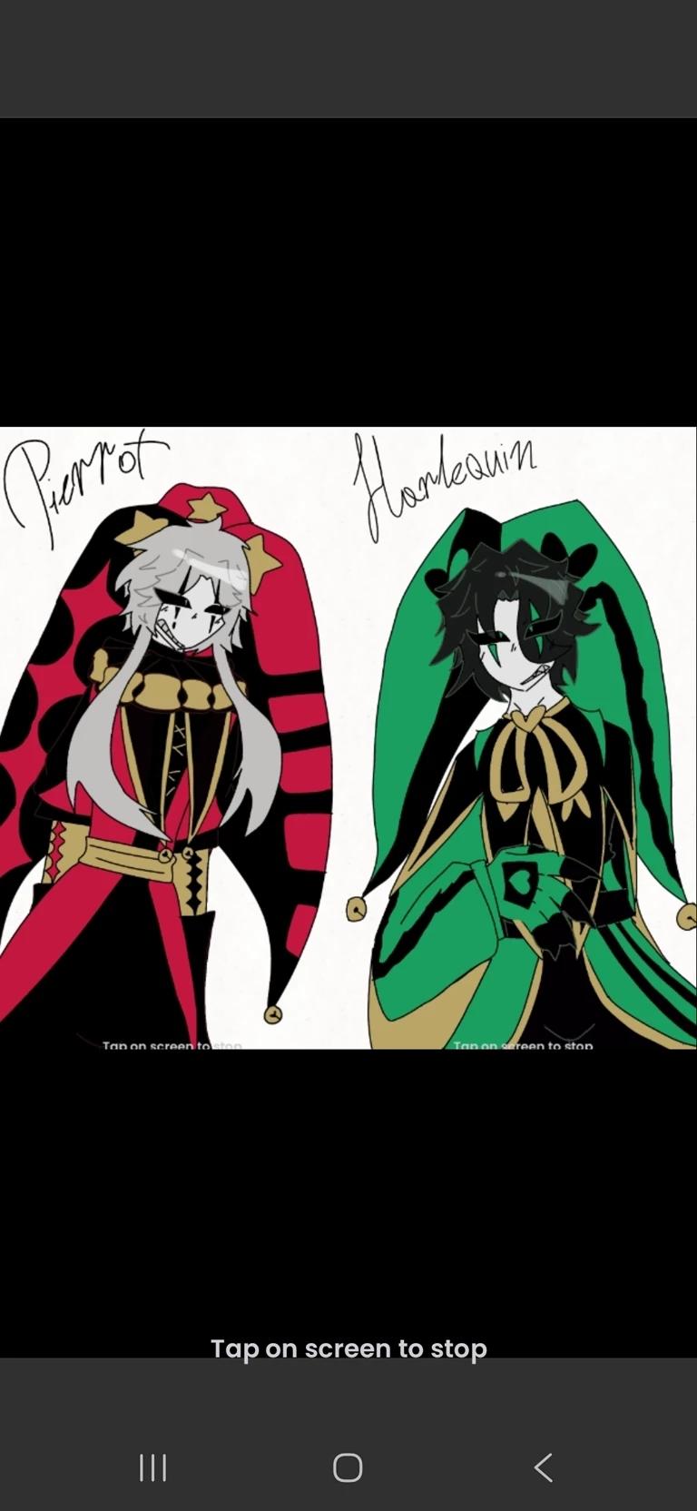 🖤Pierrot❤️ and 🖤Harlequin💚 The Freak Circus (TFC) thumbnail