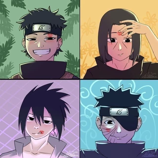 Shisui, Itachi, Sasuke e Obito thumbnail