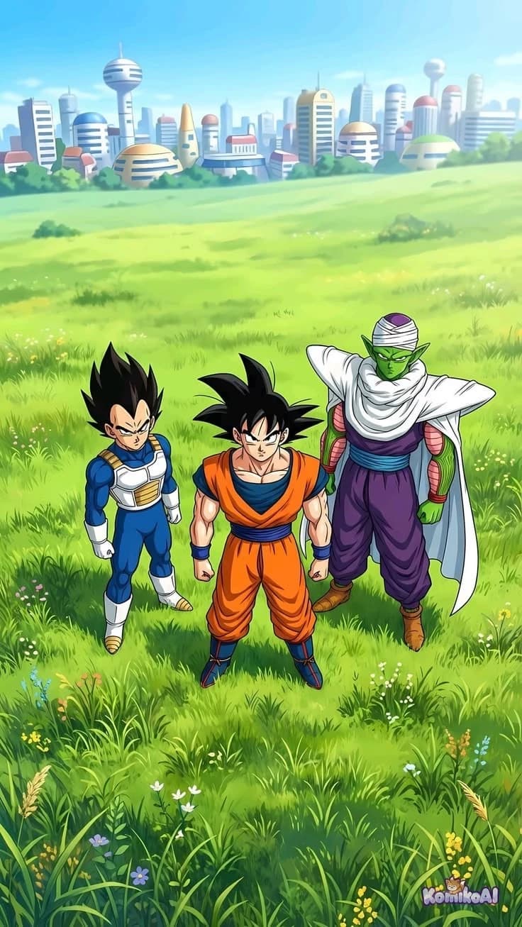 Son Goku And Vegeta And Picoolo thumbnail