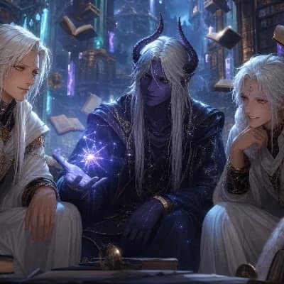 Aaravos, Licht, and Patolli: The Elven Lords thumbnail